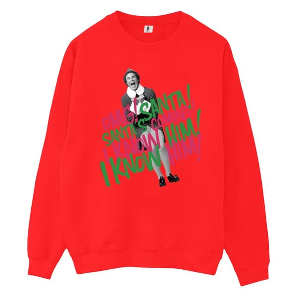 Elf Pojkar Santa´s Coming Sweatshirt
