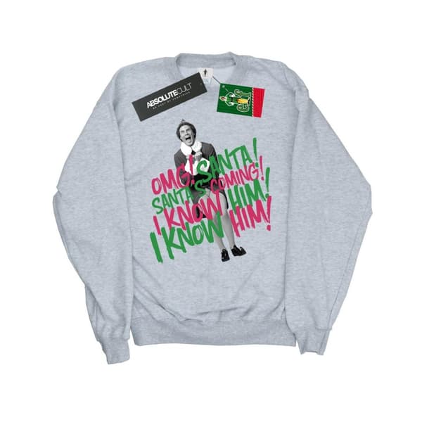 Elf Pojkar Santa´s Coming Sweatshirt