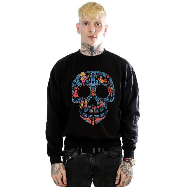 Disney Mens Coco - Sweatshirt med dödskallemönster