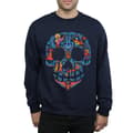 Miniatyrbillede 4 af 5: Disney Mens Coco Skull Pattern Sweatshirt