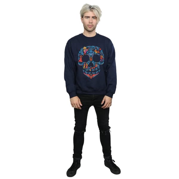 Disney Mens Coco Skull Pattern Sweatshirt