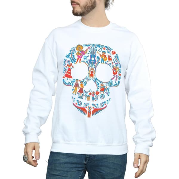 Disney Mens Coco - Sweatshirt med dödskallemönster