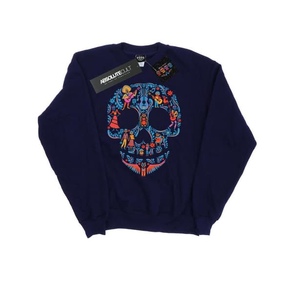 Disney Mens Coco Skull Pattern Sweatshirt