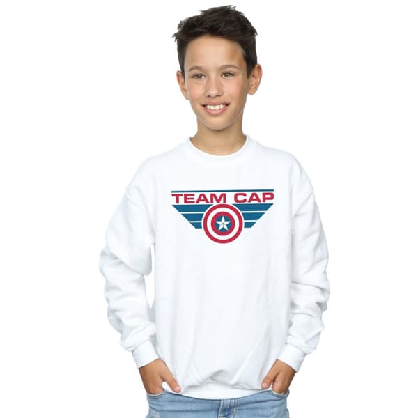 Marvel Boys Captain America Civil War Team Cap Sweatshirt