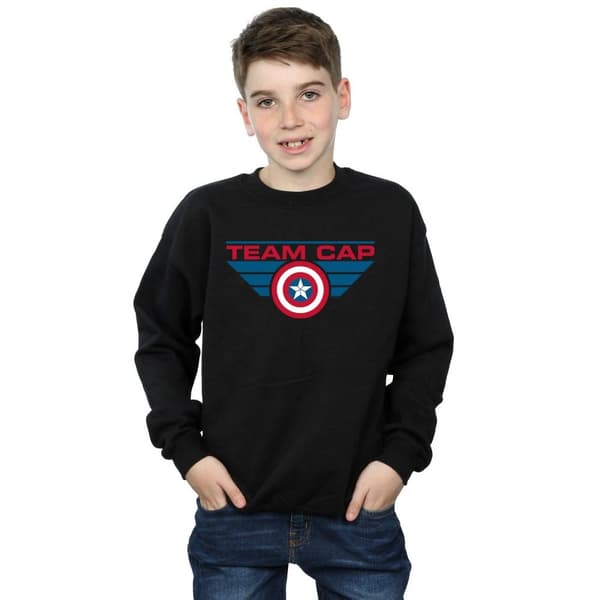 Marvel Boys Captain America Civil War Team Cap Sweatshirt