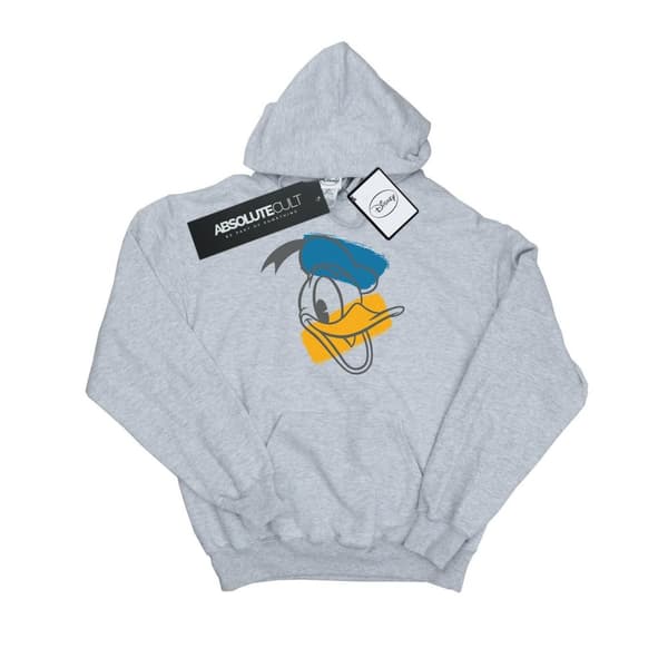 Disney Mens Donald Duck Head Hoodie