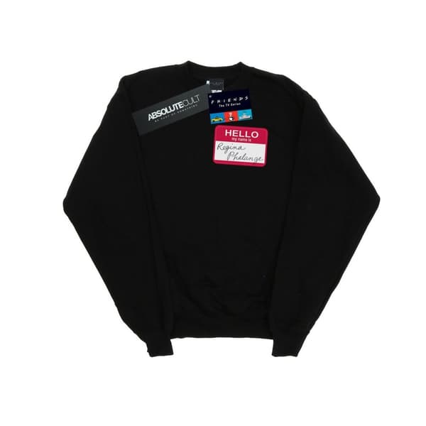 Friends Girls Regina Phalange Name Tag Sweatshirt Black 7-8 Years
