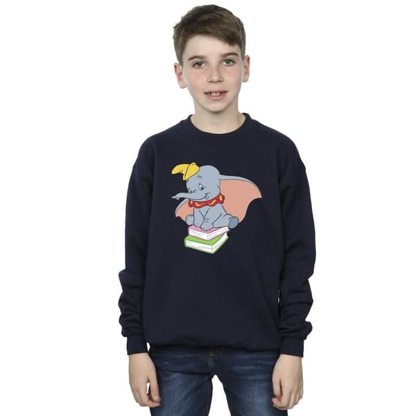 Disney Pojkar Dumbo Sitter på böcker Sweatshirt