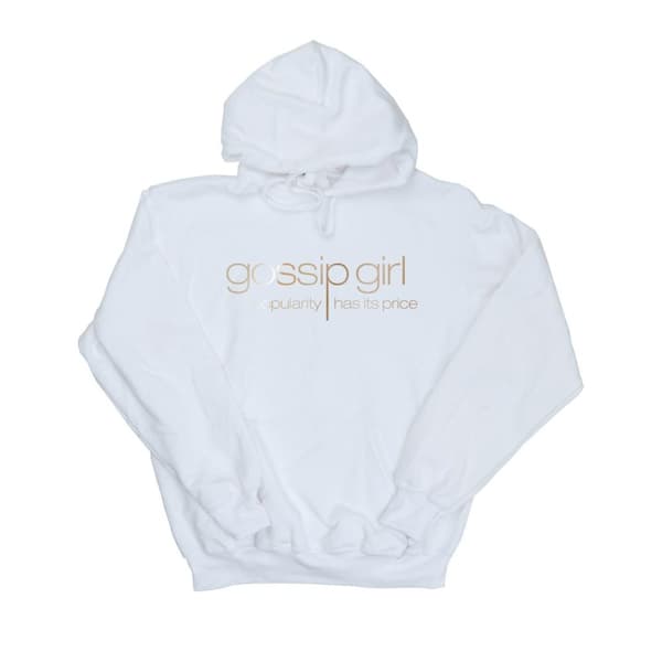 Gossip Girl Mens Gold Logo Hoodie