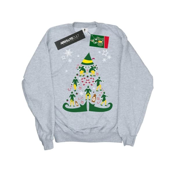 Elf Girls Christmas Tree Sweatshirt