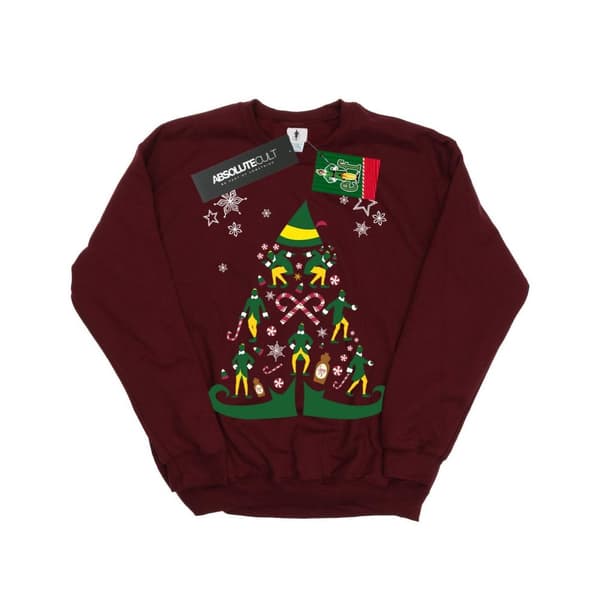 Elf Girls Christmas Tree Sweatshirt