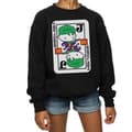 Miniatyrbilde 3 av 5: DC Comics Girls Chibi Joker Playing Card Sweatshirt