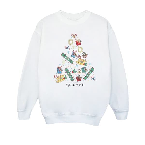 Friends Girls Christmas Tree Sweatshirt