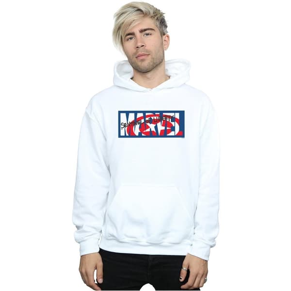 Marvel Comics Mens Sentinel Of Liberty Logo Hoodie