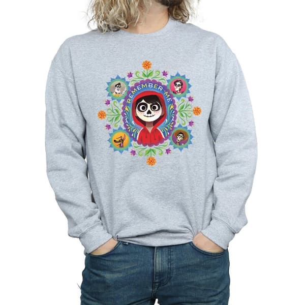 Disney Mens Coco Remember Me Sweatshirt