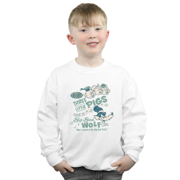 Disney Boys Three Little Pigs Who´s Afraid Of The Big Bad Wolf Sweatshirt