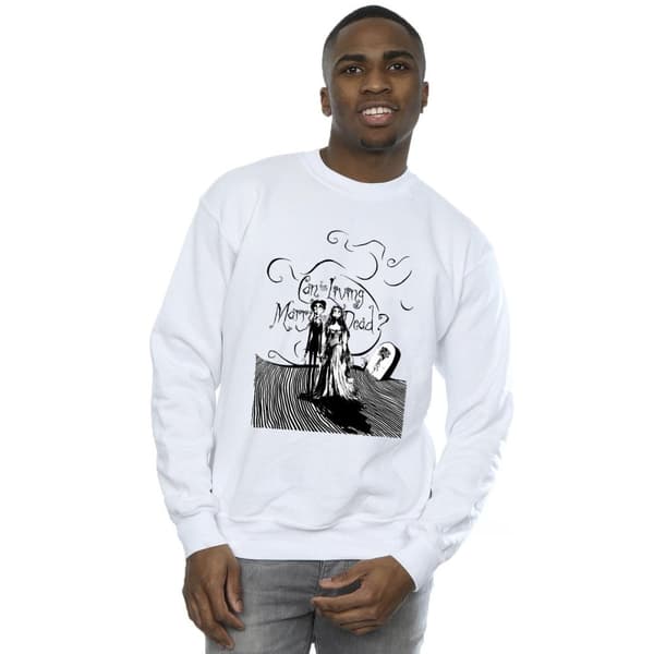 Corpse Bride Mens Marry The Dead Sweatshirt