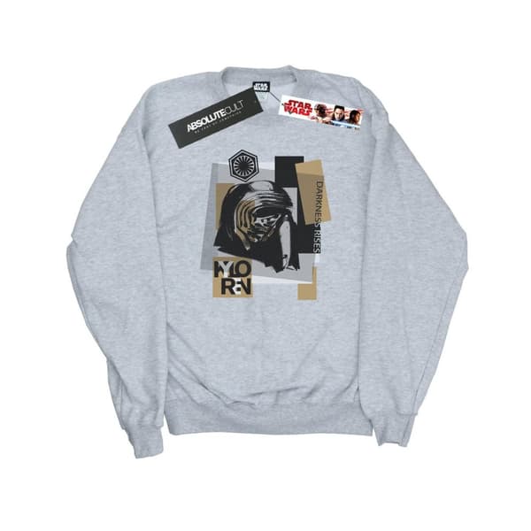 Star Wars Dam/Tjej Sista Jedi Kylo Ren Sweatshirt med lapptäcke