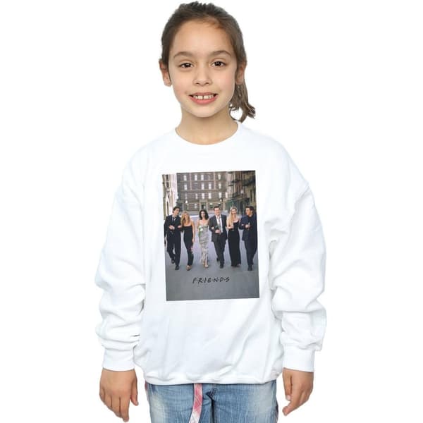 Friends Girls Champagne And Flowers Sweatshirt