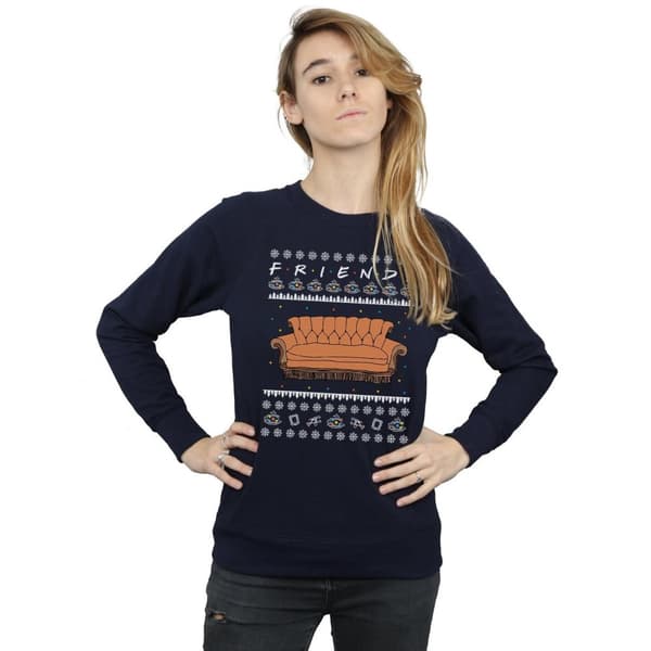 Friends Dam/Tjej Fair Isle Couch Sweatshirt