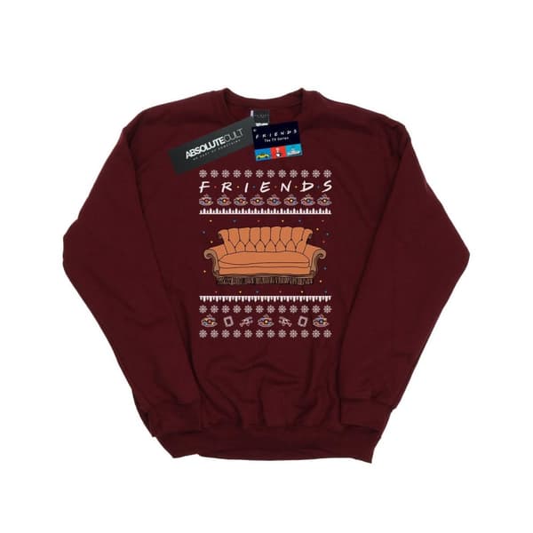 Friends Dam/Tjej Fair Isle Couch Sweatshirt