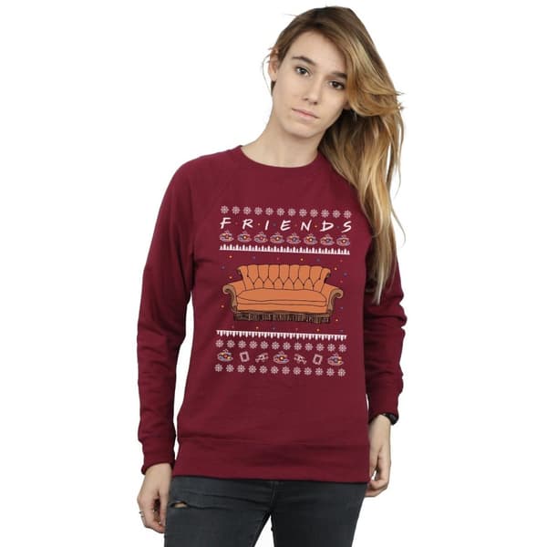 Friends Dam/Tjej Fair Isle Couch Sweatshirt