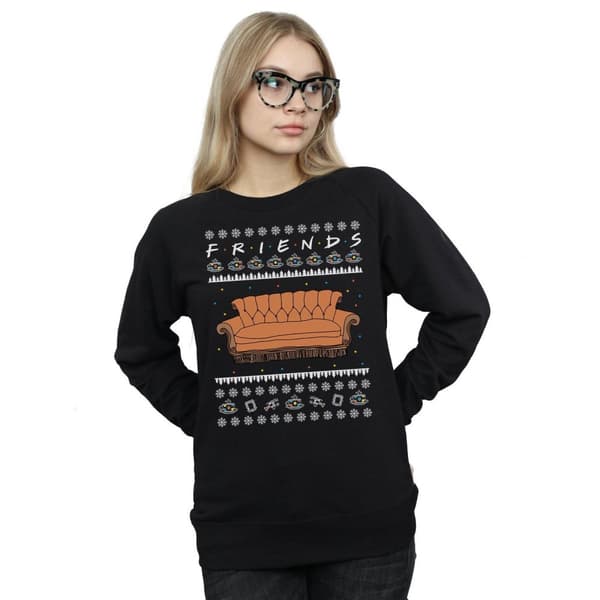 Friends Dam/Tjej Fair Isle Couch Sweatshirt