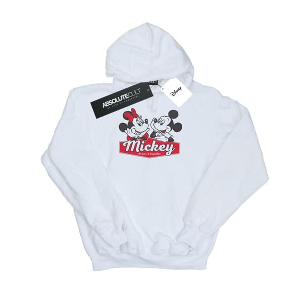 Disney Mens Mickie And Minnie 90 Years Hoodie