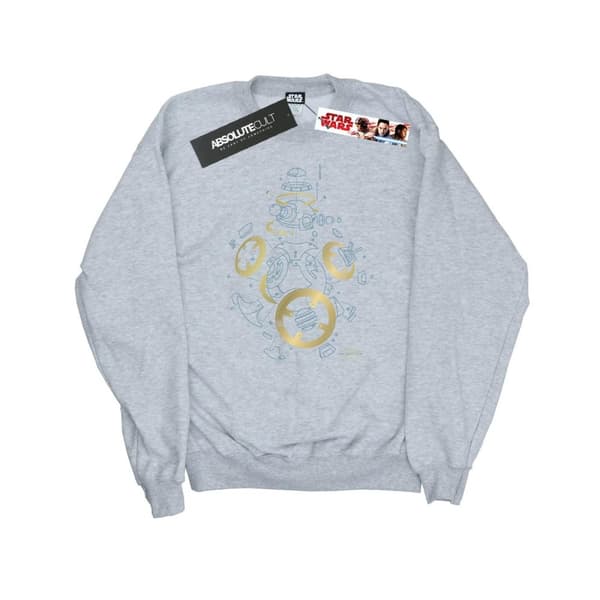Star Wars Dam/Tjej Den siste jedin BB-8 dekonstruerad sweatshirt