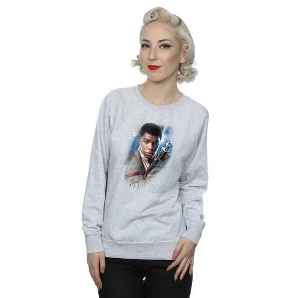 Star Wars Dam/Tjej The Last Jedi Finn Borstad Sweatshirt
