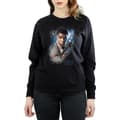 Miniatyrbild 4 av 5: Star Wars Dam/Tjej The Last Jedi Finn Borstad Sweatshirt