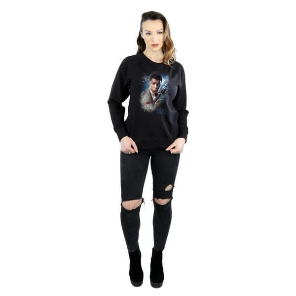 Star Wars Dam/Tjej The Last Jedi Finn Borstad Sweatshirt