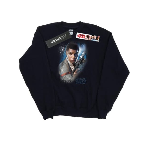 Star Wars Dam/Tjej The Last Jedi Finn Borstad Sweatshirt Black L