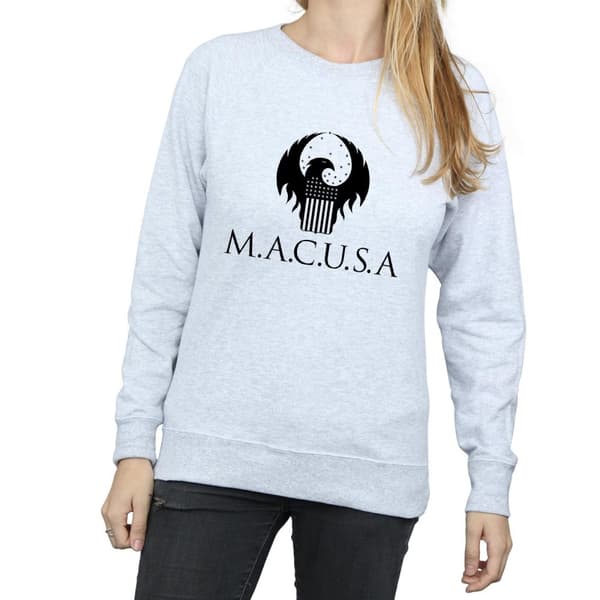Fantastic Beasts Womens/Ladies MACUSA Logo Sweatshirt