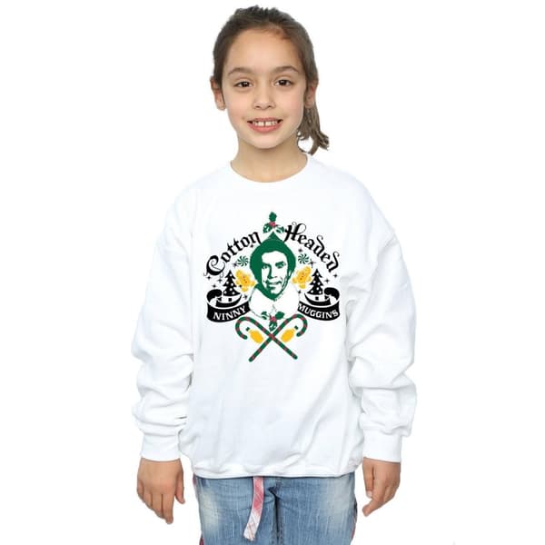 Elf Girls Headed Ninny Muggins Sweatshirt