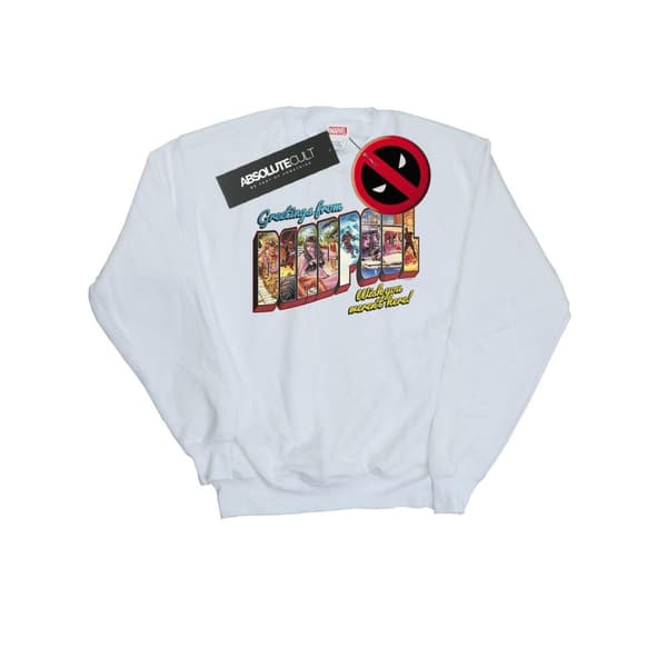 Marvel Womens/Ladies Deadpool Greetings Sweatshirt
