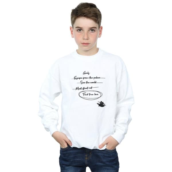 Disney Boys Aladdin Jasmine Goals Sweatshirt
