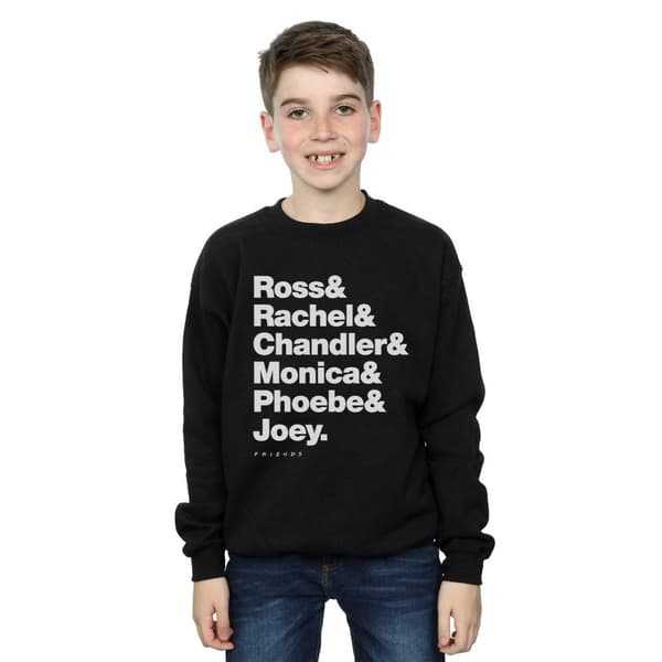 Friends Boys First Names Text Sweatshirt