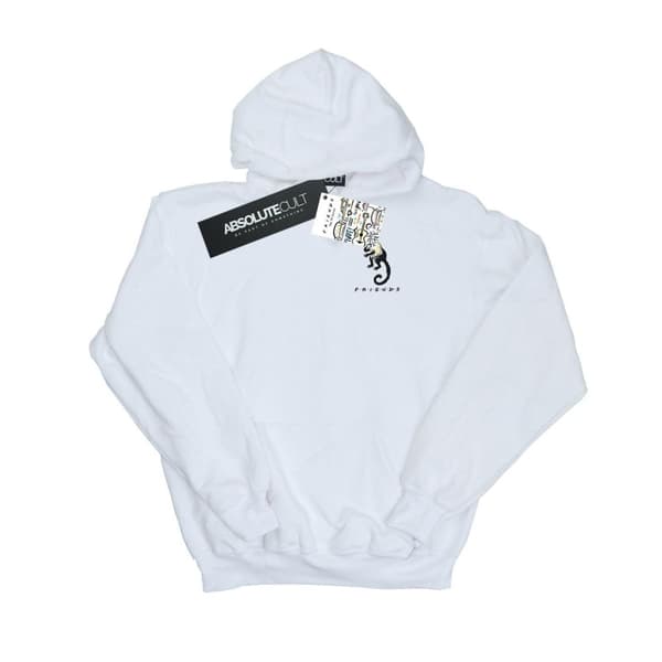 Friends Mens Marcel Breast Print Hoodie White XL