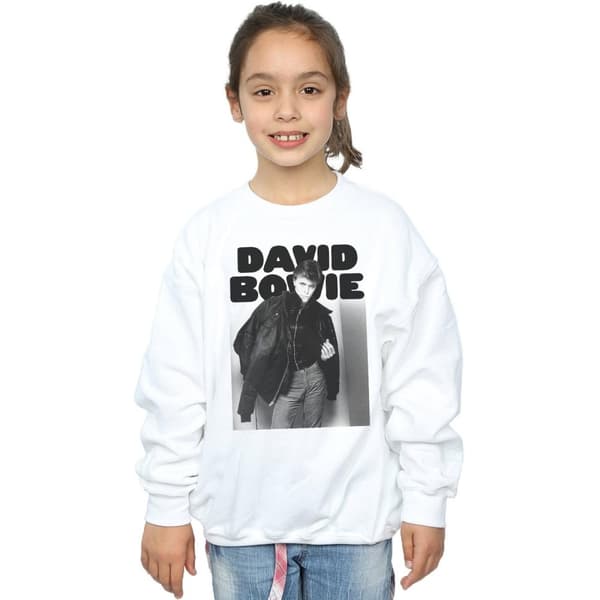 David Bowie Girls Jacket Photograph Sweatshirt