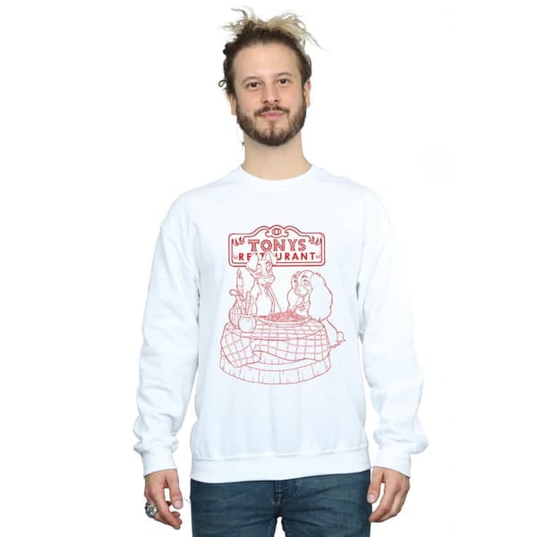 Disney Mens Lady And The Tramp That´s Amore Sweatshirt
