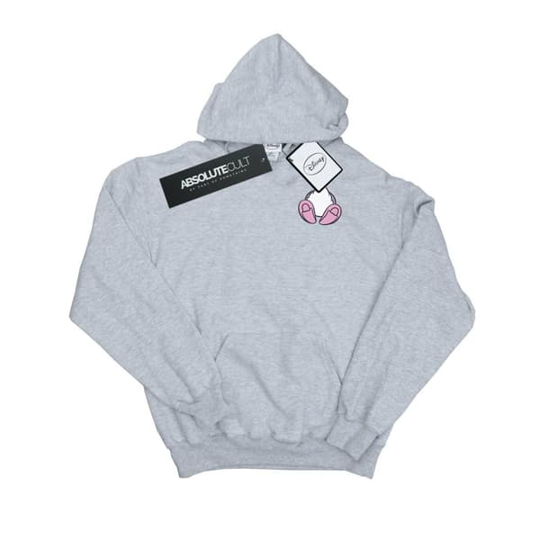 Disney Mens Daisy Duck - huvtröja med brösttryck på baksidan Sports Grey XL