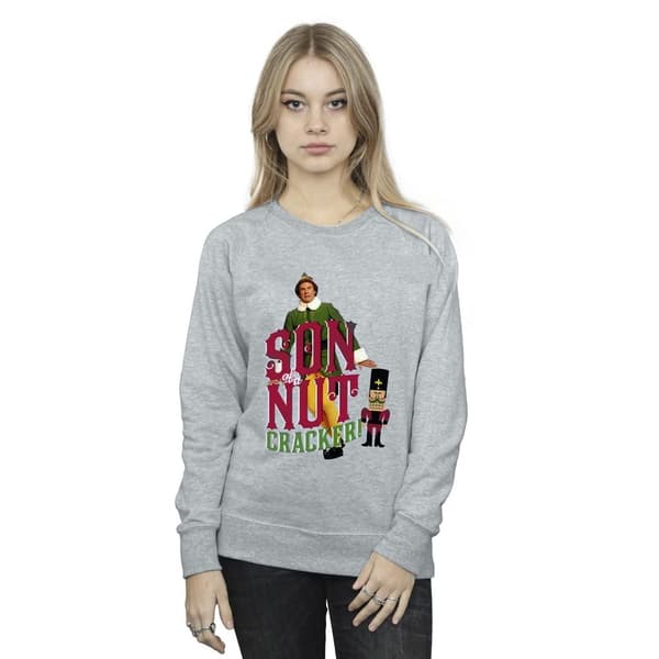 Elf Sweatshirt - Son Of A Nutcracker för damer/kvinnor