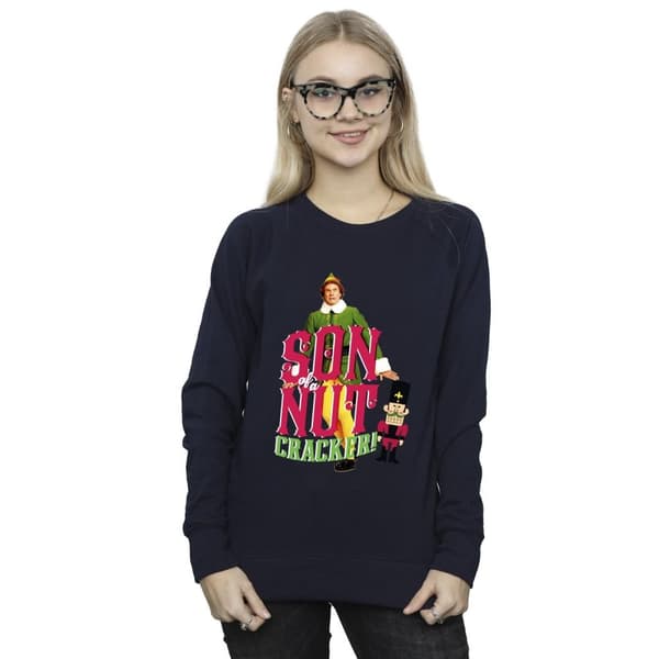 Elf Womens/Ladies Son Of A Nutcracker Sweatshirt