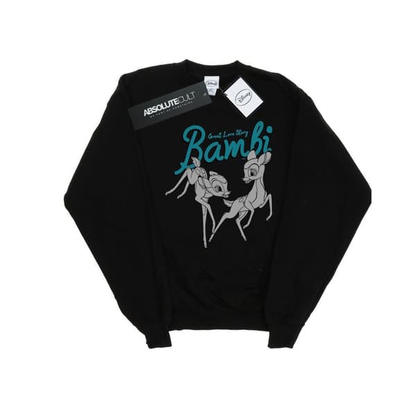 Disney Mens Bambi Great Love Story Sweatshirt