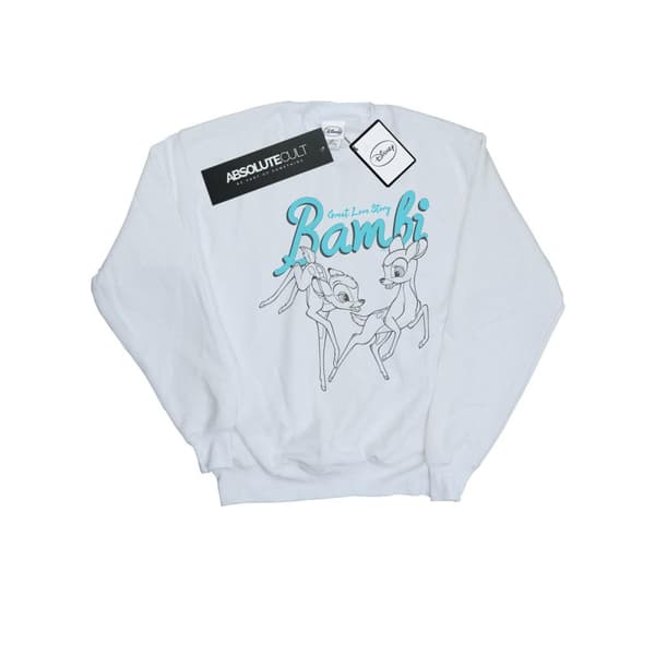 Disney Mens Bambi Great Love Story Sweatshirt