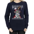 Miniatyrbillede 3 af 5: Tom And Jerry Womens/Ladies Christmas Fair Isle Sweatshirt
