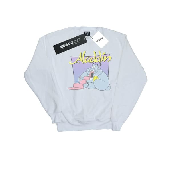 Disney Mens Aladdin Genie Wishing Dude Sweatshirt