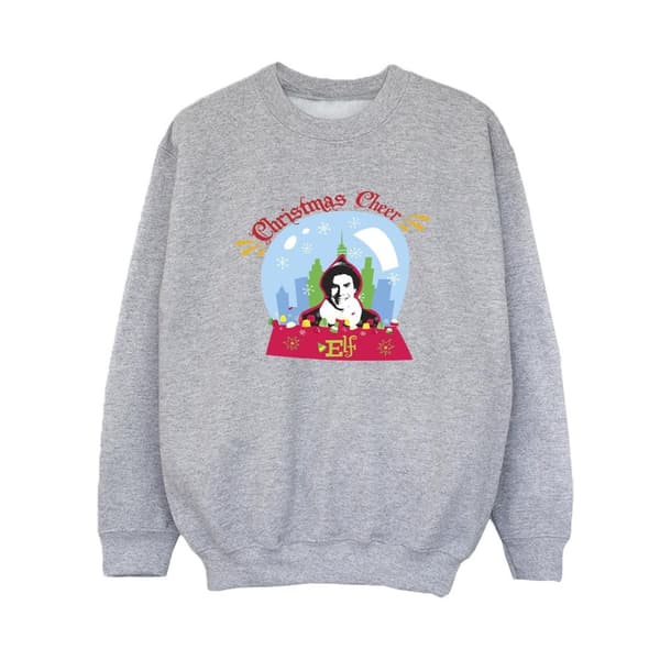 Elf Boys Christmas Snowglobe Sweatshirt