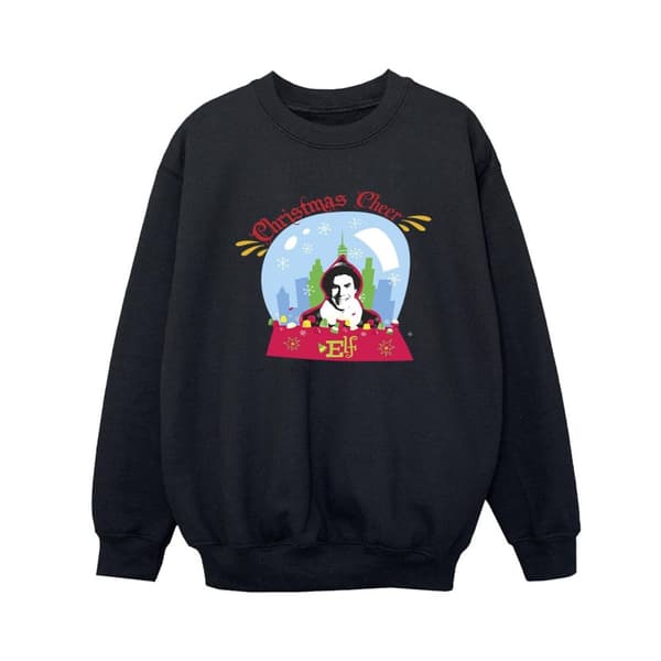 Elf Boys Christmas Snowglobe Sweatshirt